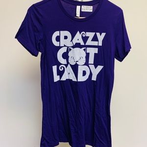 Crazy Cat Lady tee